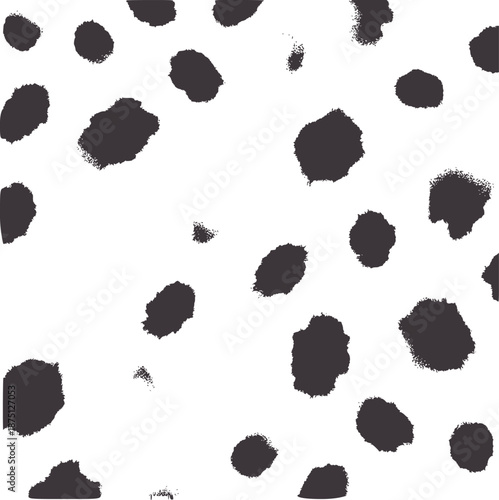 Black and abstract inkblot texture with irregular splatter patterns