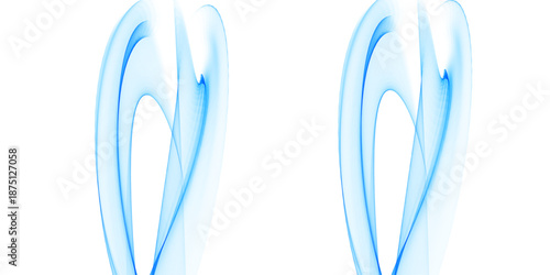 DYNAMIC BLUE AND WHITE WAVE DIGITAL ABSTRACT BACKGROUND