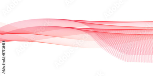 Abstract pink waves flowing softly in a modern digital background