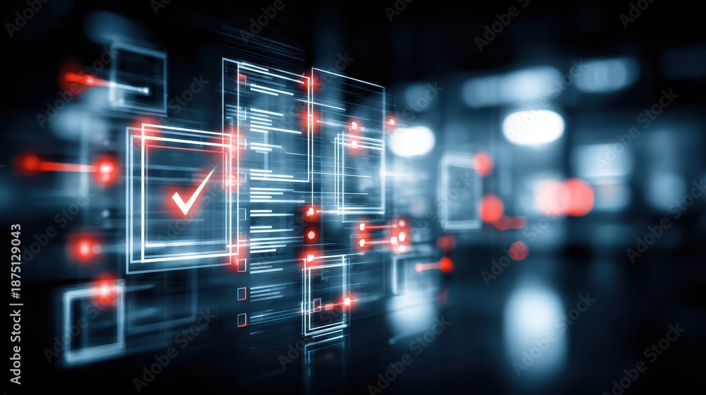 Fototapeta premium inspection accuracy during exam stages ensures database reliability supporting report survey approval and satisfaction