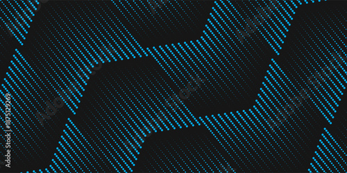 Seamless halftone hexagon shape dot pattern vector, Geometric Halftone Abstract pattern for Fabric and textile printing, sport jersey texture, wrapping paper, backdrops and packaging