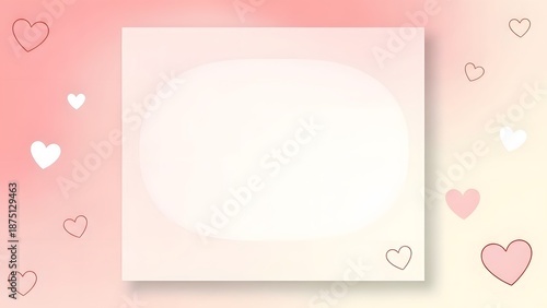 Sweethearts celebrate love with pink hearts background