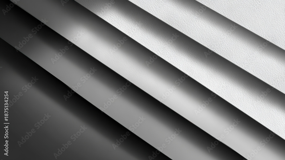 Fototapeta premium Monochromatic Gray Diagonal Lines Abstract Background