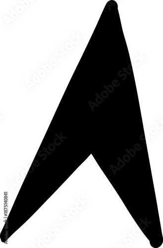 Hand pointer, mouse pointer, arrow hand drown doodle sketch click here action