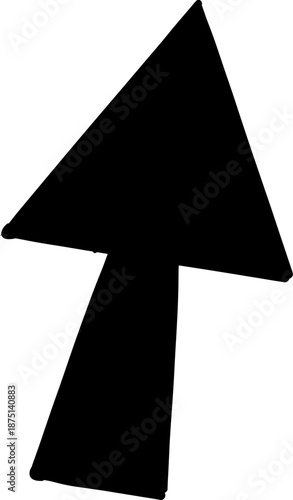 Hand pointer, mouse pointer, arrow hand drown doodle sketch click here action