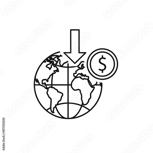 Global economic downward trend