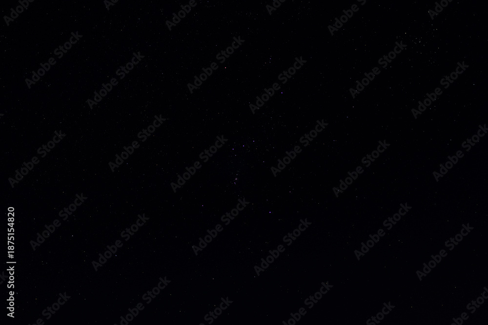 Fototapeta premium Deep space astrophotography: myriads of stars in the dark night sky.