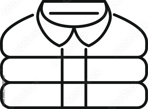 Stack of neatly folded shirts representing laundry and tidiness concept