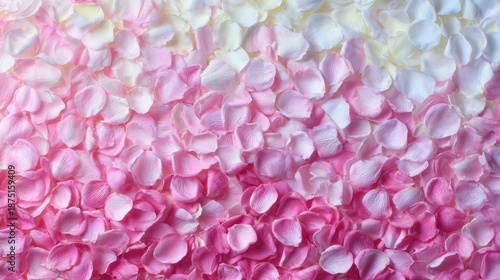 Delicate Petals in Shades of Pink and White for Floral Designs