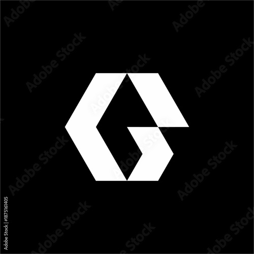 A bold, slanted "G" that uses sharp diagonals to suggest speed, energy, and rapid technological advancement.