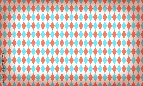 Retro background with grunge texture. Vintage pattern for circus, carnival show or festival. Vector illustration.