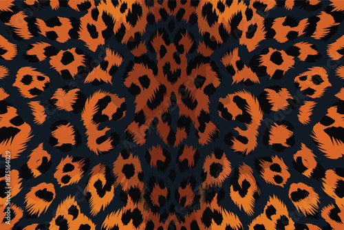 Abstract leopard pattern print showcasing animal fur and skin texture in an african-inspired design