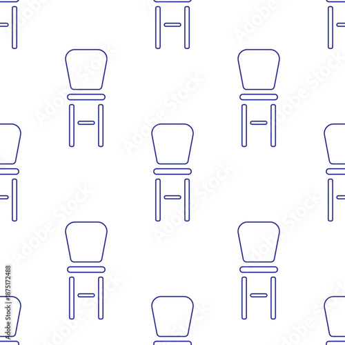 seat seamless pattern isolated on transparent background.