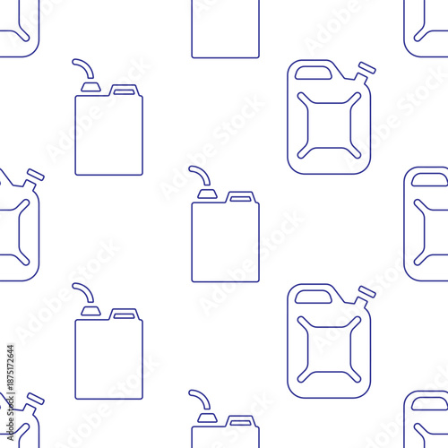 canister seamless pattern isolated on transparent background.