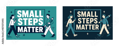 Small steps matter: male and female adults walking with smartphones and pencil