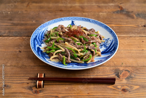 青椒牛肉絲