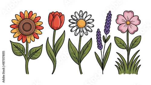 Blooming Bouquet: A vibrant assortment of botanical wonders in full bloom, each petal whispering tales of nature's beauty and elegance.