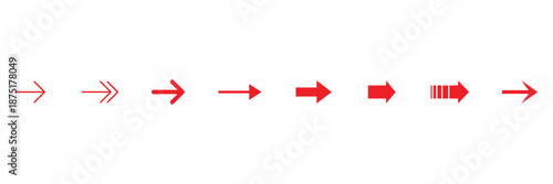 Title Arrow icon set. Red arrow icons. Arrow set icon. Cursor Red arrows icons.