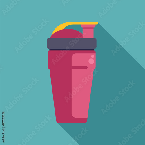 Protein shaker bottle for mixing gym supplements and health drinks