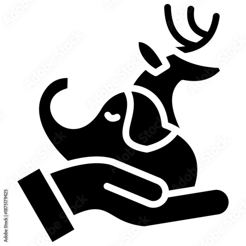 Wildlife Protection glyph icon