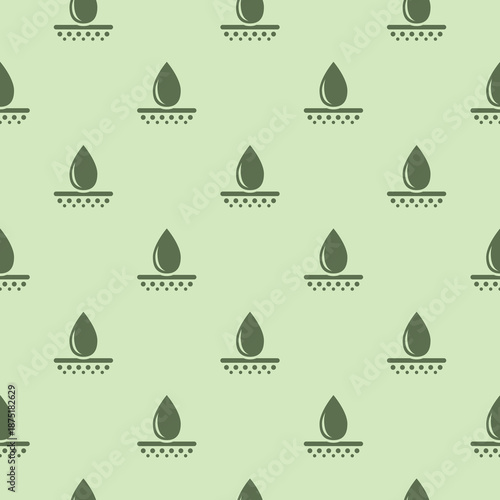 Skin hydration seamless pattern isolated on color background