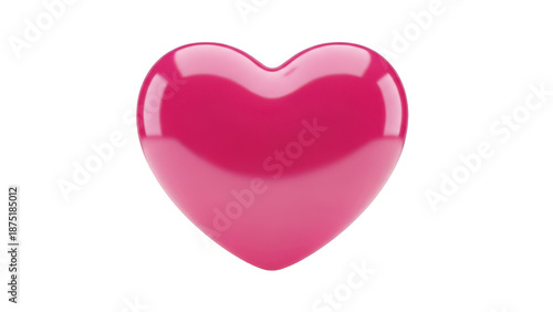 Wallpaper Mural Pink heart icon isolated on transparent background Torontodigital.ca