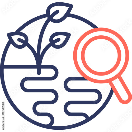 Environmental Impact line color icon