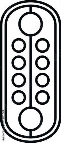 Art palette for watercolors and gouache paint with various color wells