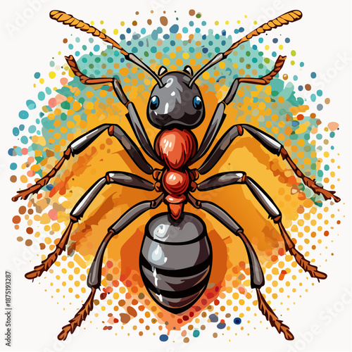 Ameise - Cartoon Comic Stil