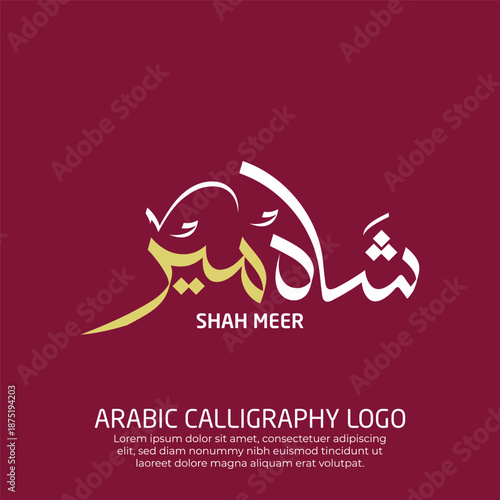 Digital Arabic Calligraphy Logo Design 