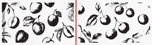 Pear Fruit Sketch Drawing, Fresh Organic Produce Illustration, Sweet Summer Fruit Art, Kitchen Decor Design, Garden Harvest Pattern, Healthy Food Collection, Natural Fruit Illustration

