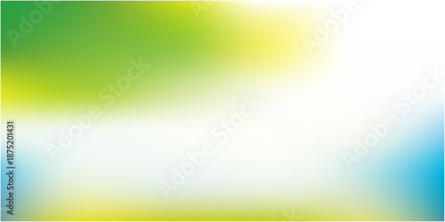 Green and yellow abstract gradient background, soft blurred landscape inspired colors for creative design projects