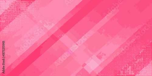 a pink abstract background with diagonal lines and geometric shapes