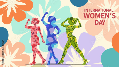 Three Women Celebrating International Womens Day.