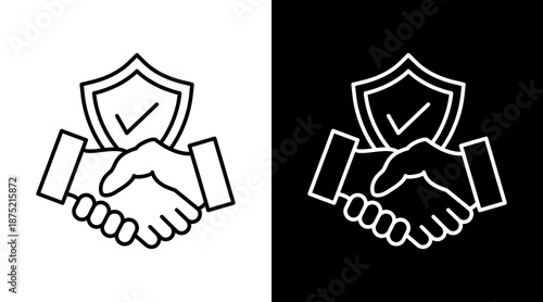 Integrity White Icon Set Design