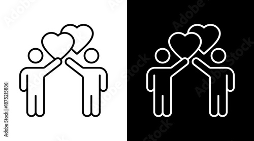 Honesty White Icon Set Design