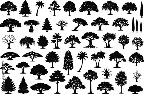 Hand Drawn Abstract Doodle Elements Set Black Ink Brush Strokes and Shapes