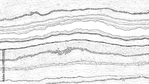 Abstract natural stone texture with wavy lines and layers.