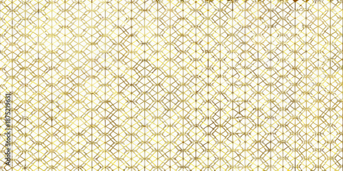 a close up of a yellow and white patterned background with a grid design