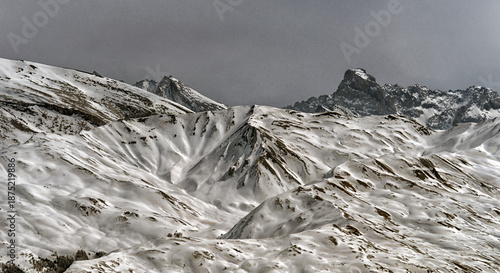 Risoul France ski resort mountain skiers