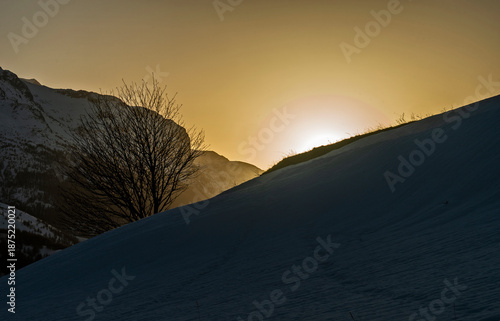 Risoul France ski resort mountain skiers