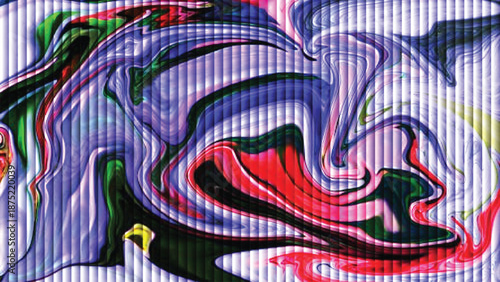 A minimalistic design representing a vector file format on a plain white background