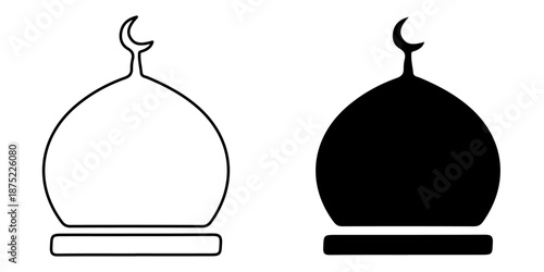 Islamic dome illustration