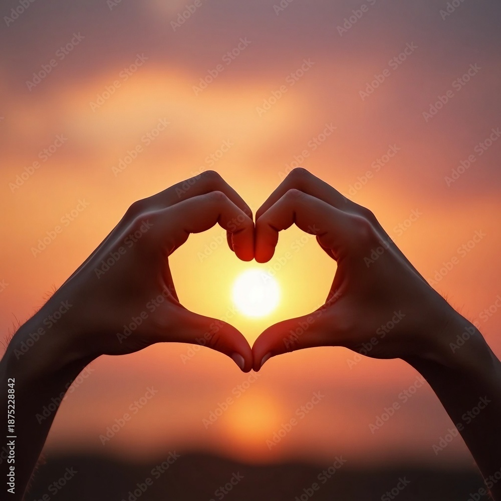 Fototapeta premium hands holding heart