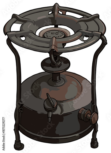 Antique kerosene stove burner