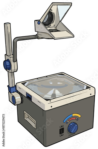 Canvastavla Overhead projector retro device