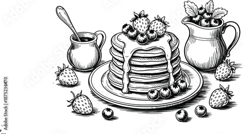 Pancakes vector