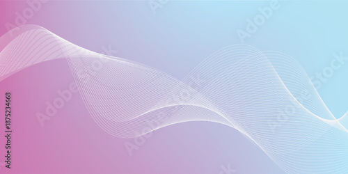 Banner background,colorful,blue nad pink gradations.wave line abstract. Modern background.Vector ,eps 10