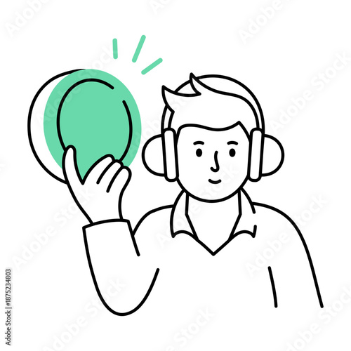 A doodle style illustration showing banking support