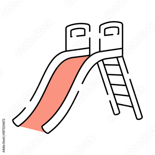 A hand drawn illustration showing a slide